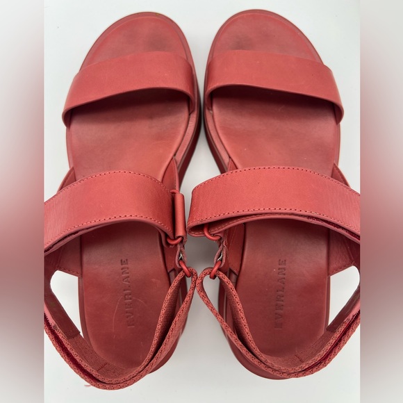 Everlane Blush Pink Leather Platform Adjustable Strap Sandals Womens Shoe Sz. 8 - Picture 10 of 11